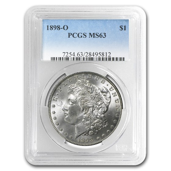1898-O Morgan Dollar MS-63 PCGS 1898-O Morgan Dollar MS-63 PCGS